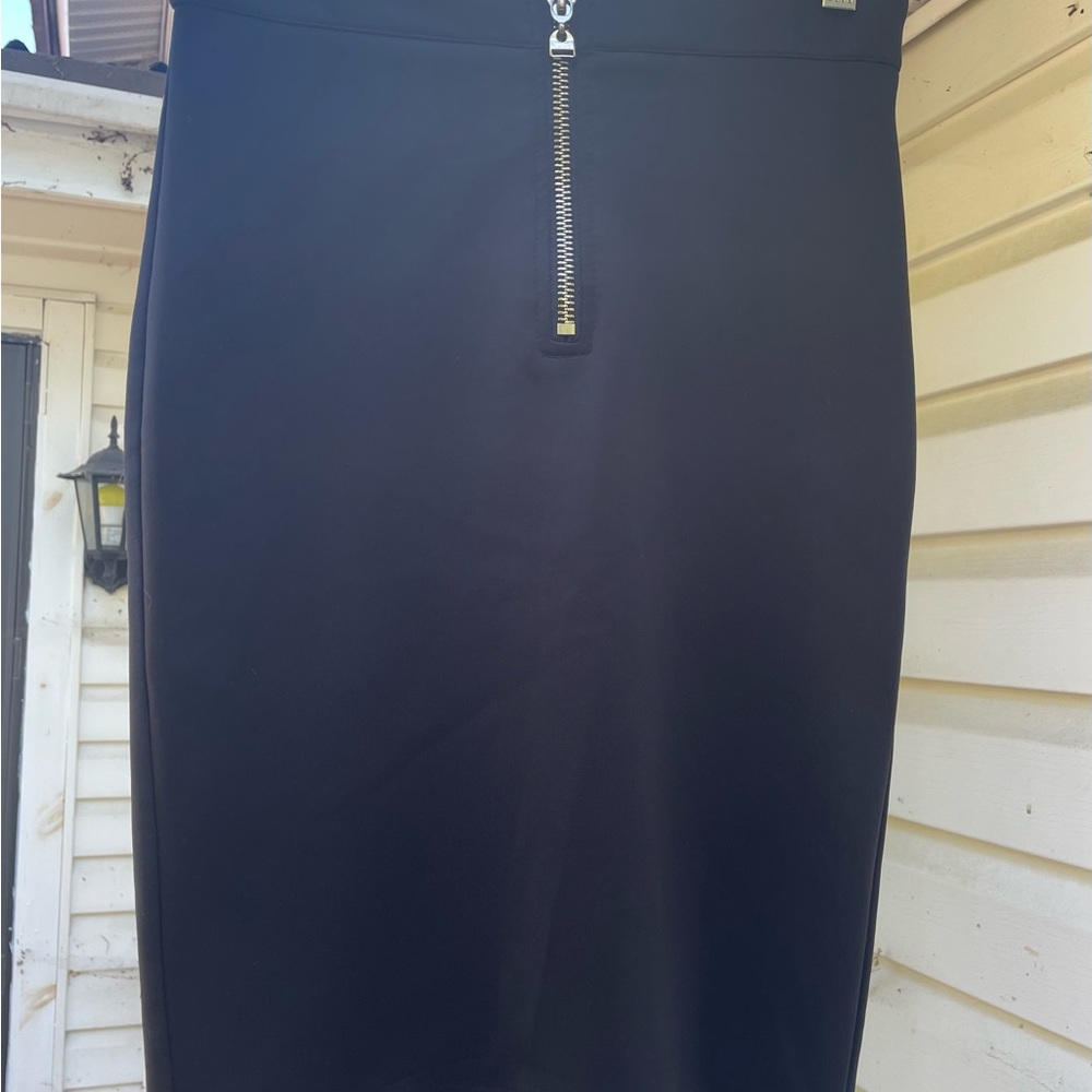 Charlotte Russe Black Pencil Skirt with Zipper Says M but actually a S.